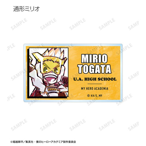 『僕のヒーローアカデミア』トレーディング デフォルメAni-Art アクリルネームプレート ver.B(単位/BOX)【202508再販】